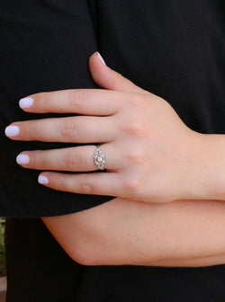 Bague Art Déco diamants - Castafiore