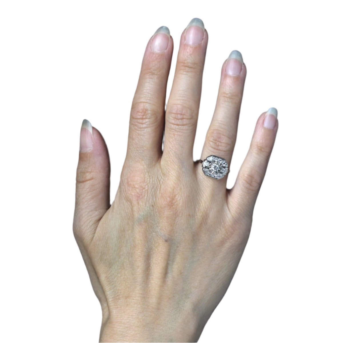 Bague art déco diamants - Castafiore