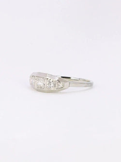 Bague Art Deco diamants taille ancienne - Castafiore