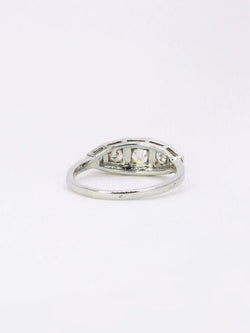 Bague Art Deco diamants taille ancienne - Castafiore