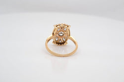 Bague Art Déco originale sertie de diamants - Castafiore