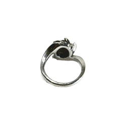 Bague Art Nouveau en or blanc et opale - Castafiore