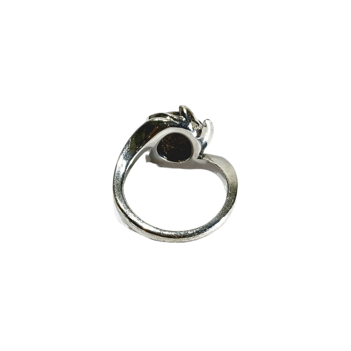 Bague Art Nouveau en or blanc et opale - Castafiore