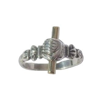Bague ARTHUS BERTRAND Gage de Fidélité en or jaune et argent - Castafiore