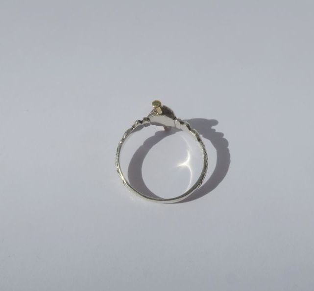Bague ARTHUS BERTRAND Gage de Fidélité en or jaune et argent - Castafiore