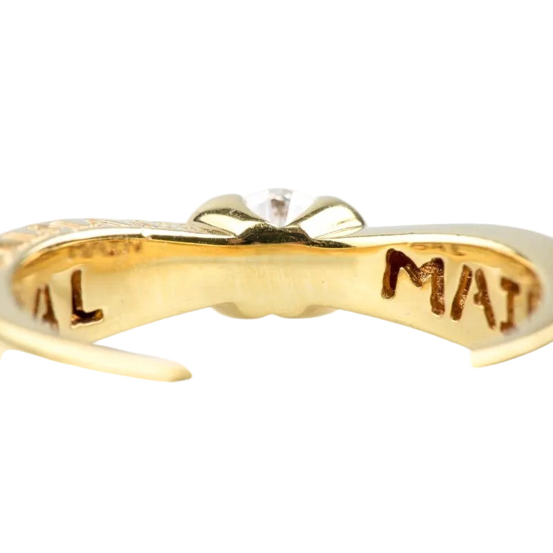 Bague BALMAIN Diamant en or jaune - Castafiore