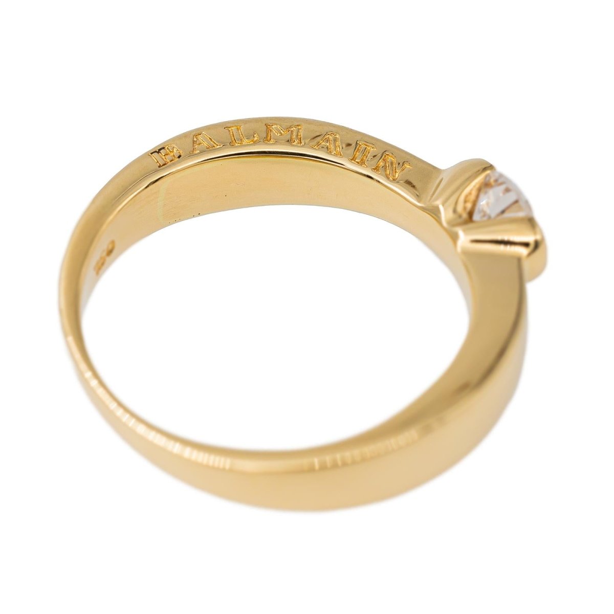 Bague BALMAIN en or jaune et diamant - Castafiore