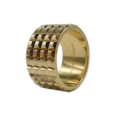Bague Bandeau BOUCHERON "Clou de Paris" en or jaune - Castafiore