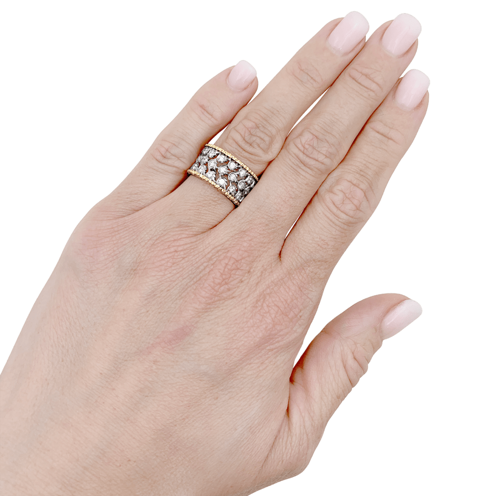 Ring Buccellati, "Eternal Band", two golds.