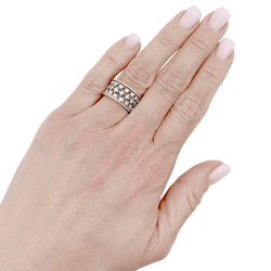 Ring Buccellati, "Eternal Band", two golds.