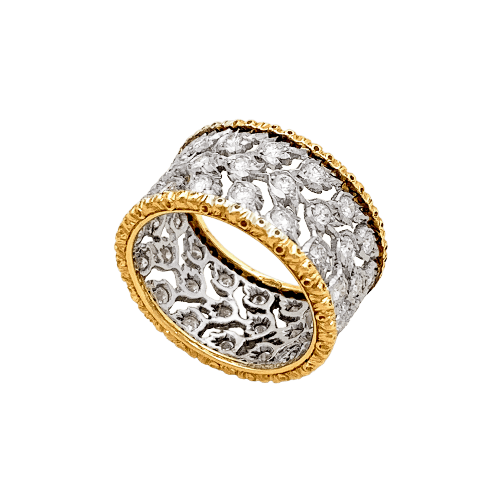 Ring Buccellati, "Eternal Band", two golds.