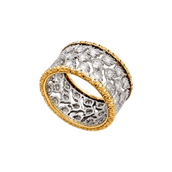 Ring Buccellati, "Eternal Band", two golds.