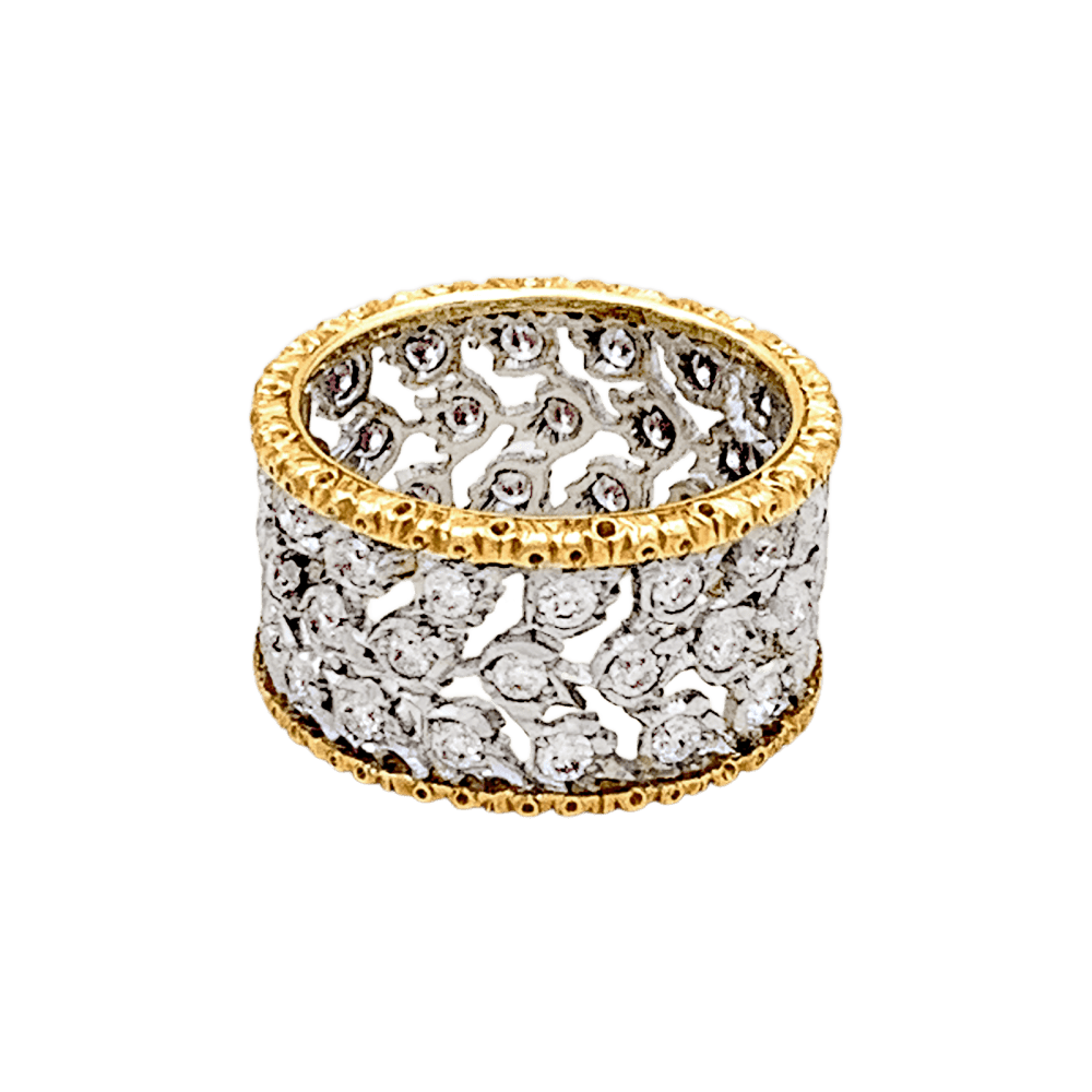Ring Buccellati, "Eternal Band", two golds.