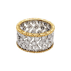 Ring Buccellati, "Eternal Band", two golds.