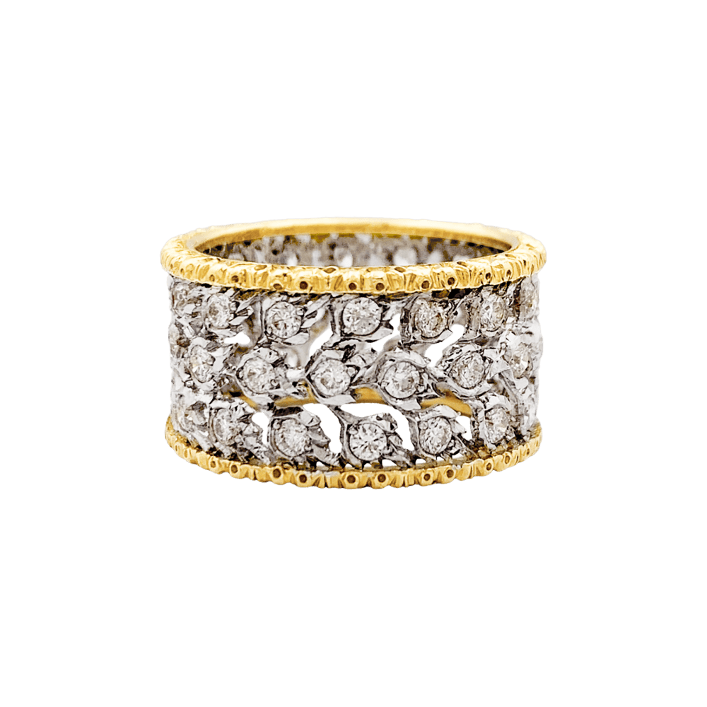 Ring Buccellati, "Eternal Band", two golds.