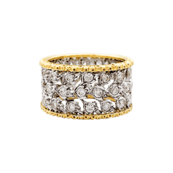 Ring Buccellati, "Eternal Band", two golds.