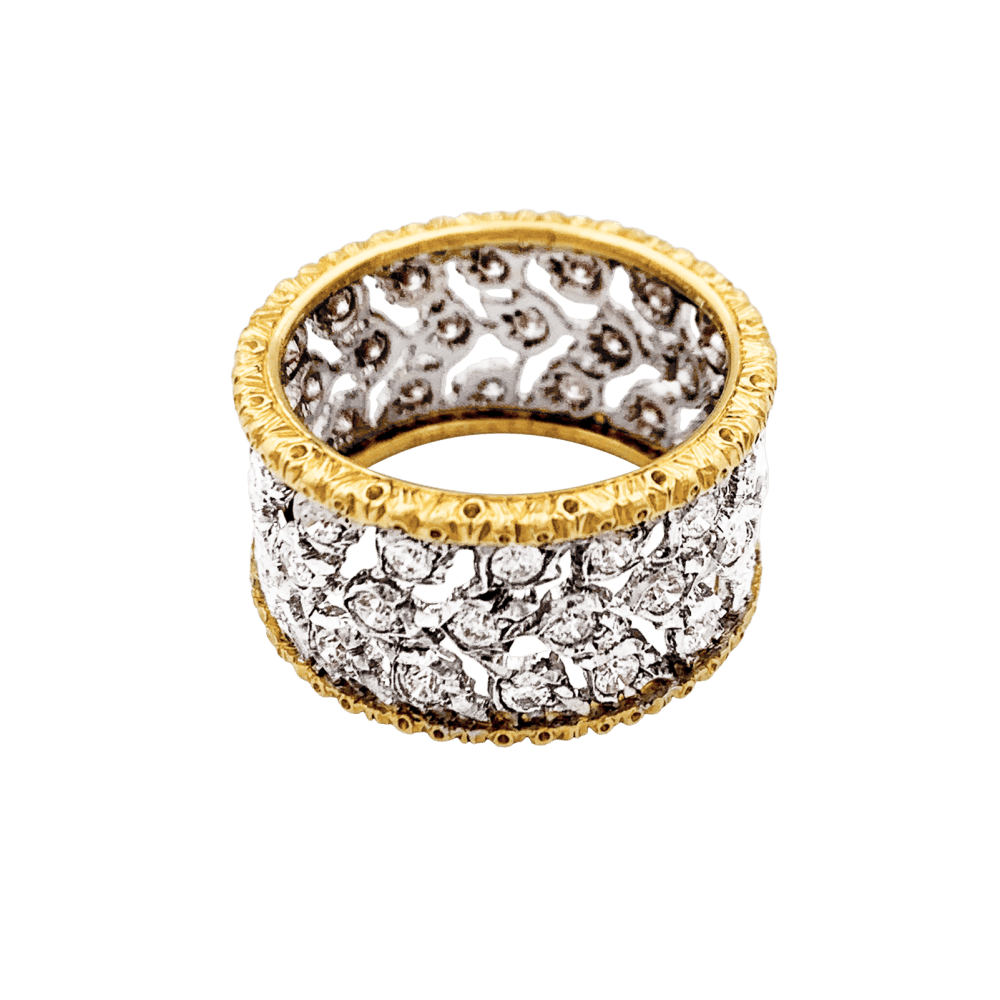 Ring Buccellati, "Eternal Band", two golds.