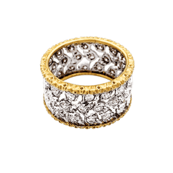 Ring Buccellati, "Eternal Band", two golds.