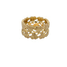 Bague Bandeau BUCCELLATI "Foglie" en or jaune - Castafiore