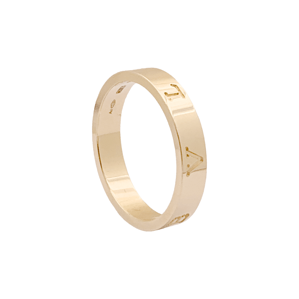 Bague Bandeau BUGARI "B.ZERO 1" en or rose - Castafiore