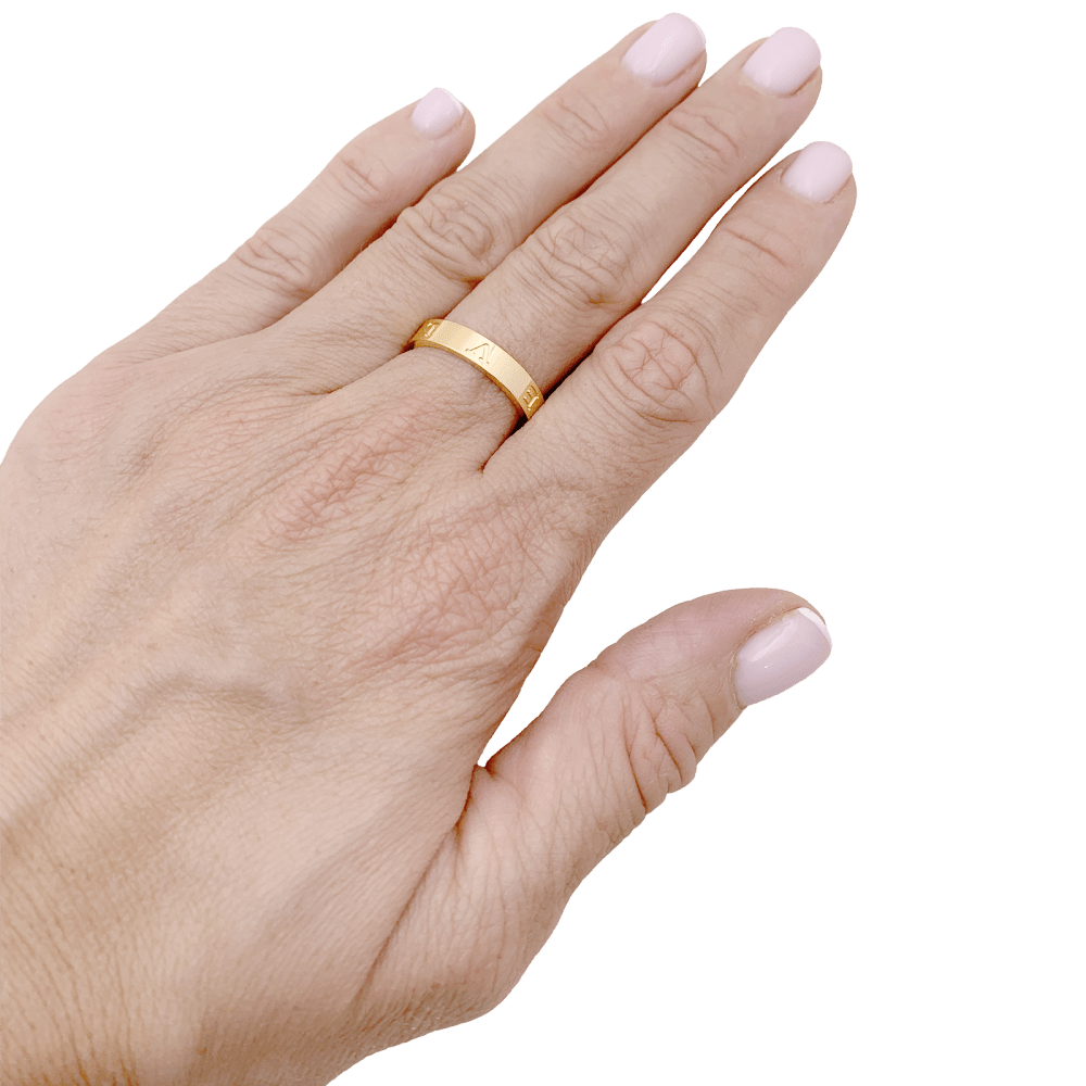 Bague Bandeau BUGARI "B.ZERO 1" en or rose - Castafiore