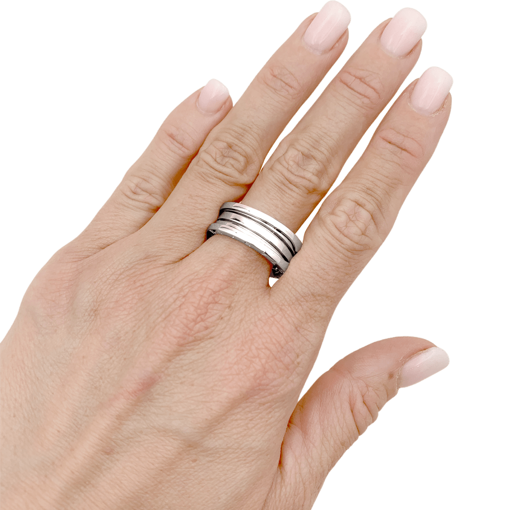 Ring Bulgari, "B.Zéro 1", white gold.