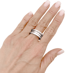 Ring Bulgari, "B.Zéro 1", white gold.