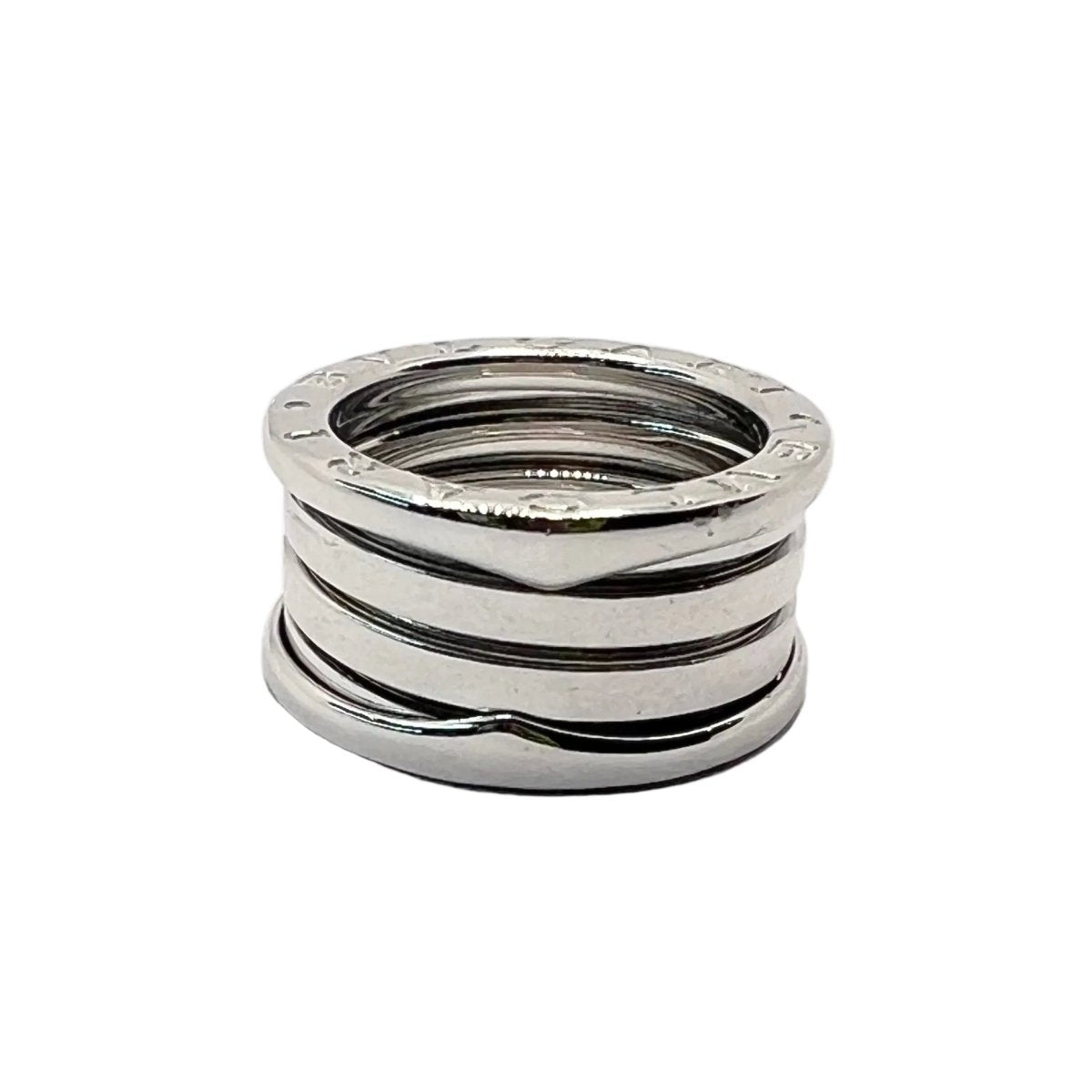 Bague Bandeau BULGARI "B.Zéro" en or blanc - Castafiore