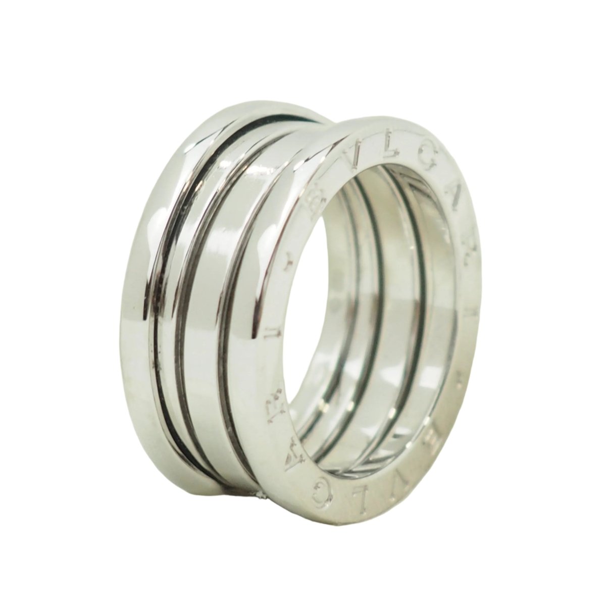 Bague Bandeau BULGARI "B.Zéro1" en or blanc - Castafiore