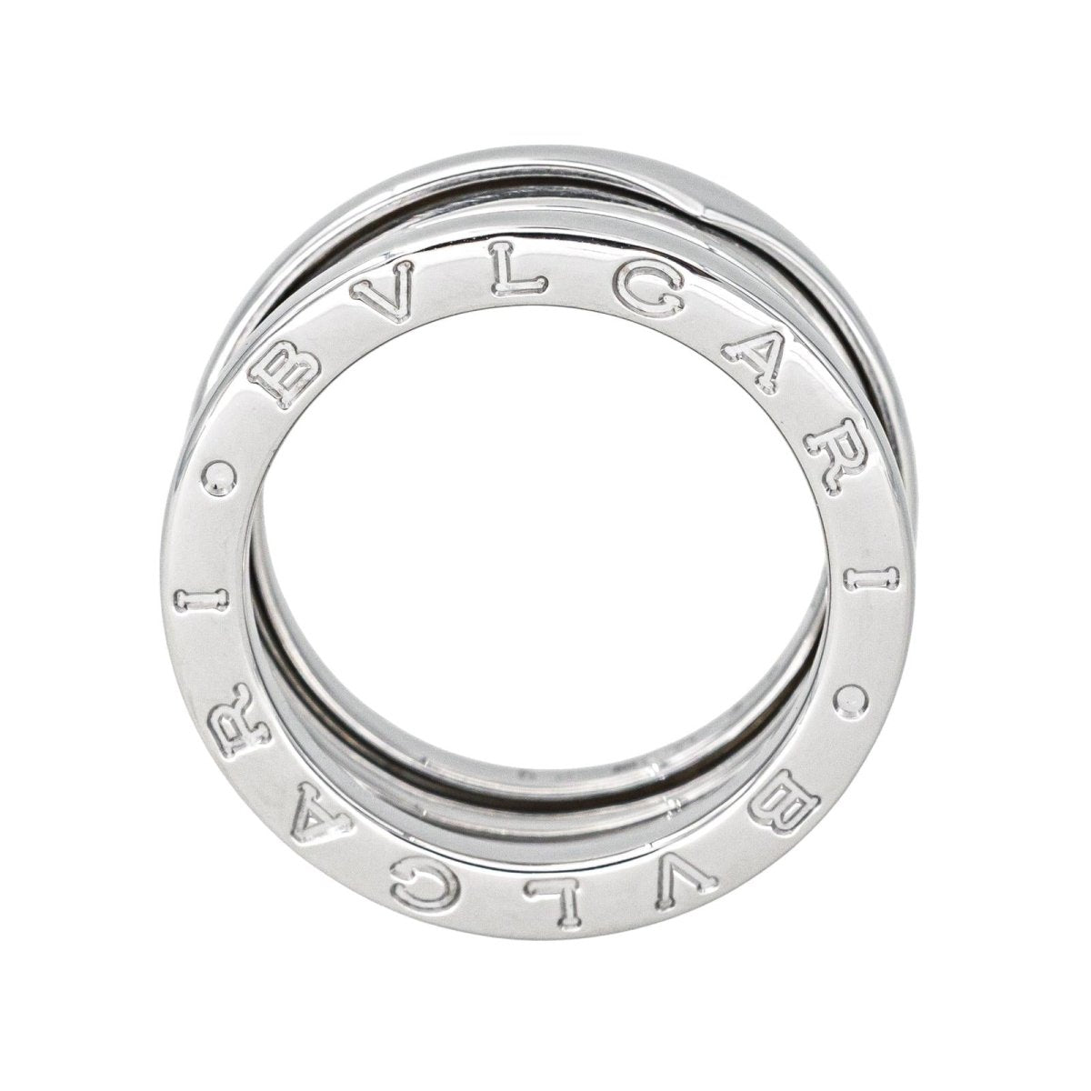 Bague Bandeau BULGARI "B.Zéro1" en or blanc - Castafiore