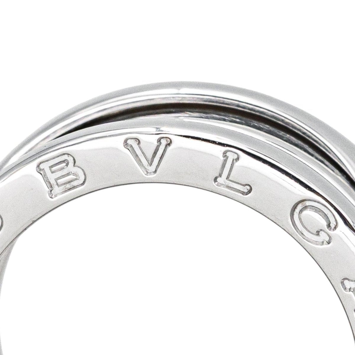 Bague Bandeau BULGARI "B.Zéro1" en or blanc - Castafiore