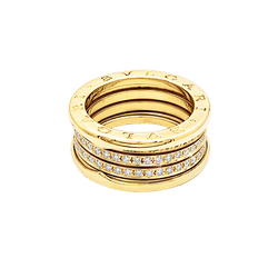 Ring Bulgari, "B.Zero1", yellow gold and diamonds.