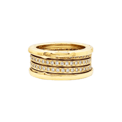 Ring Bulgari, "B.Zero1", yellow gold and diamonds.