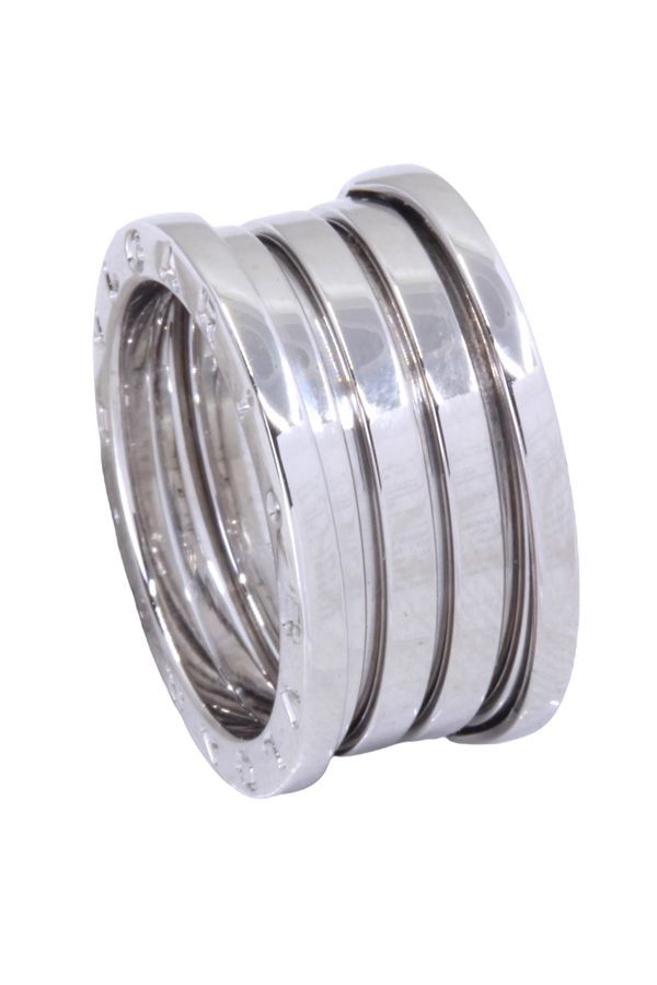 Bague Bandeau BVLGARI "B.zero1" en or blanc - Castafiore