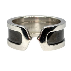 Bague Bandeau CARTIER "C de Cartier" en or blanc - Castafiore