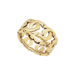 Bague Bandeau CARTIER "C de Cartier" en or jaune - Castafiore