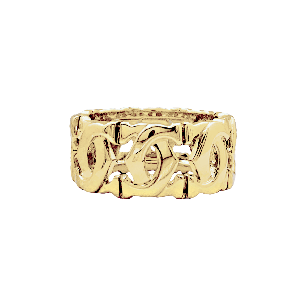 Bague Bandeau CARTIER "C de Cartier" en or jaune - Castafiore
