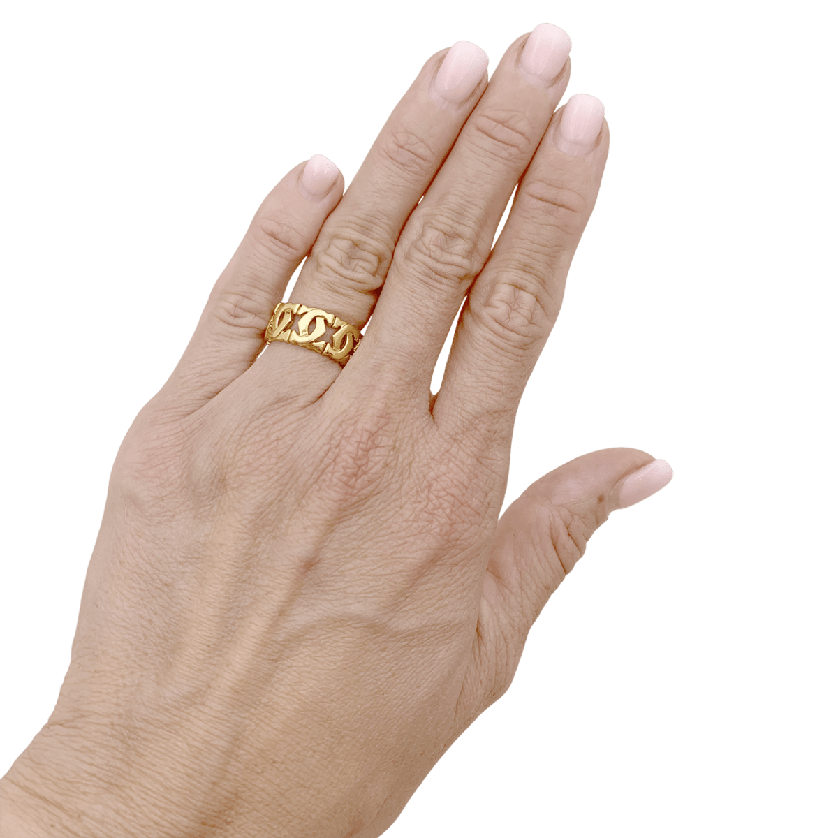 Bague Bandeau CARTIER "C de Cartier" en or jaune - Castafiore