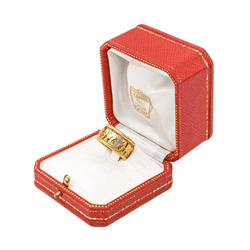 Bague Bandeau CARTIER "Éléphant" en or jaune et or blanc - Castafiore
