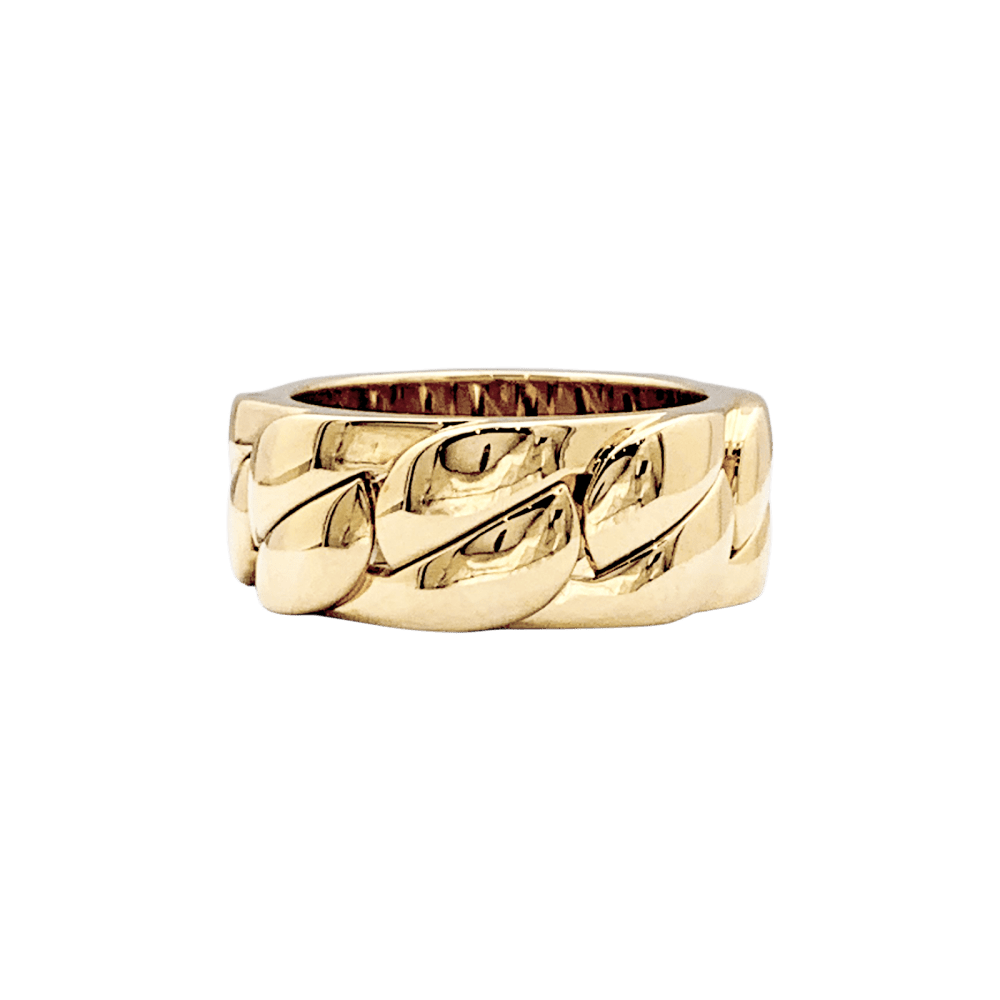 Bague Bandeau CARTIER "La Dona" en or jaune et diamants - Castafiore