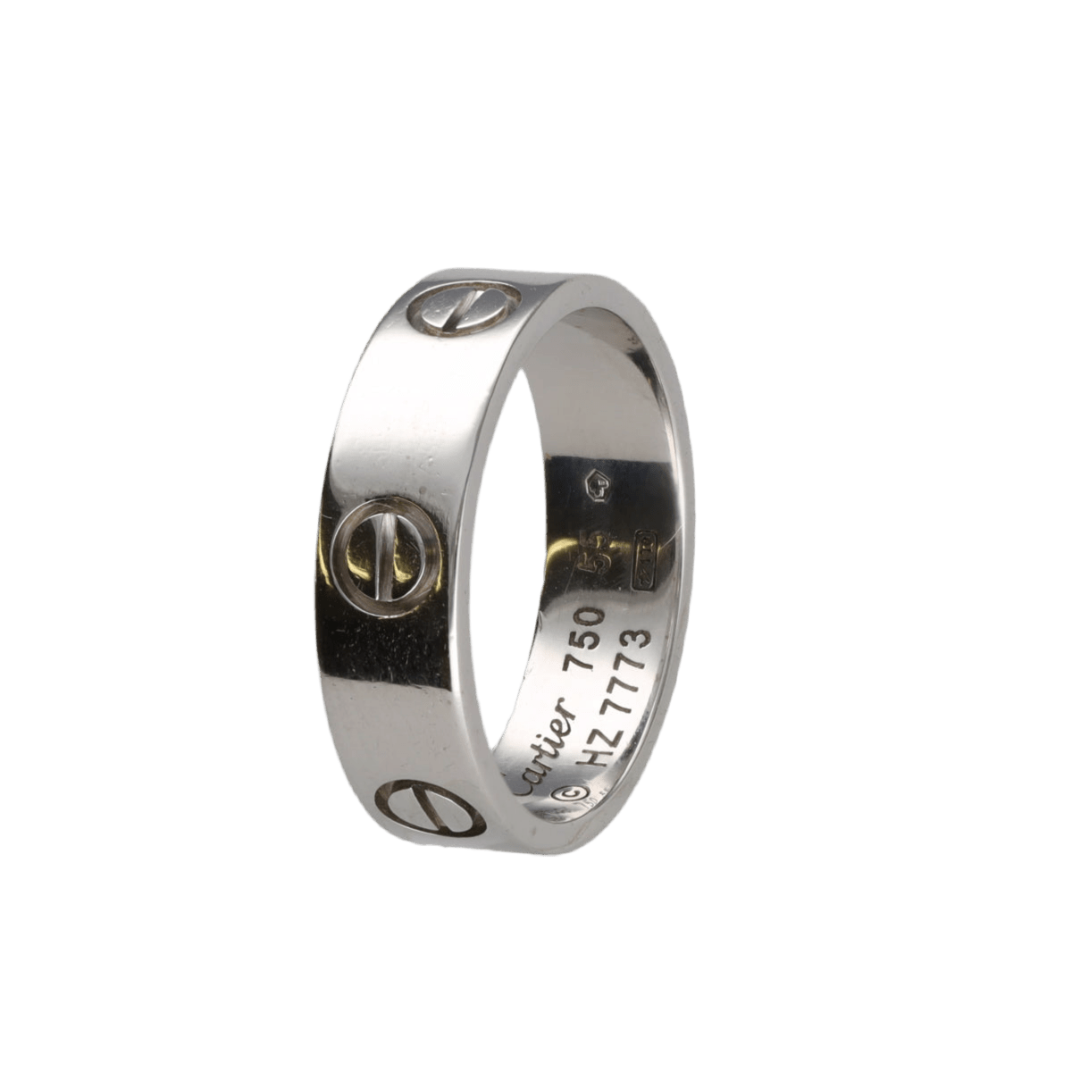 Bague Bandeau CARTIER "Love" en or blanc - Castafiore