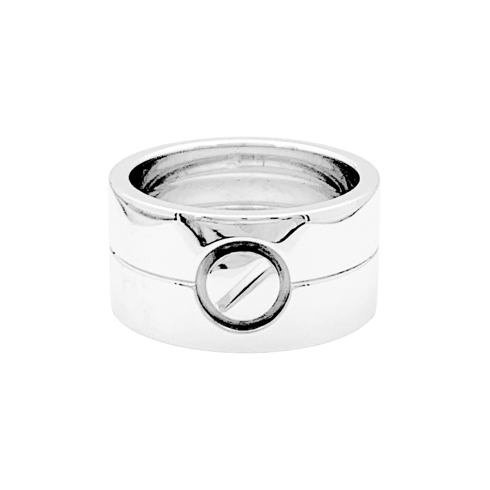 Bague Bandeau CARTIER "Love" en or blanc - Castafiore