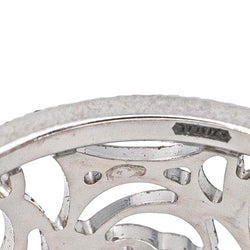 Bague Bandeau CHANEL "Camélia" en or blanc et diamants - Castafiore