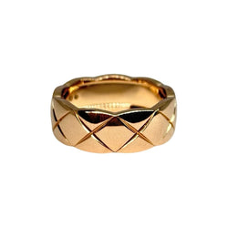 Bague Bandeau CHANEL "Coco Crush" PM en or rose - Castafiore