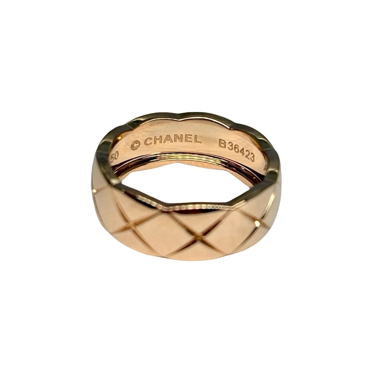 Bague Bandeau CHANEL "Coco Crush" PM en or rose - Castafiore