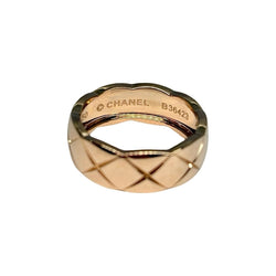Bague Bandeau CHANEL "Coco Crush" PM en or rose - Castafiore