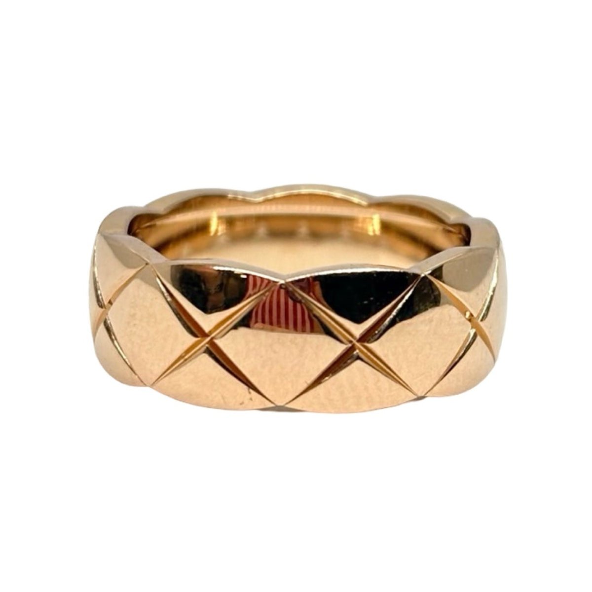 Bague Bandeau CHANEL "Coco Crush" PM en or rose - Castafiore