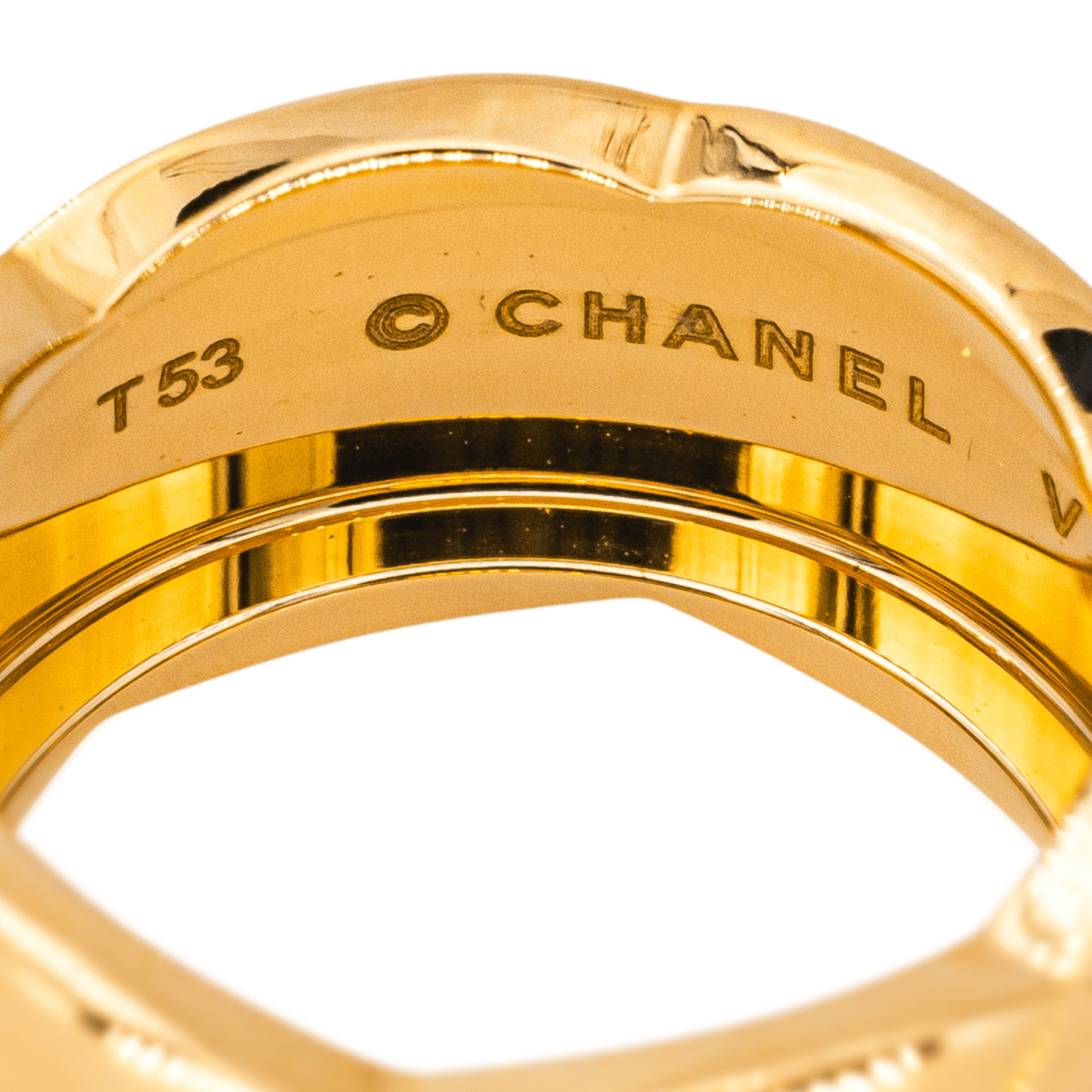 Bague Bandeau CHANEL "Coco Rush" en or jaune - Castafiore