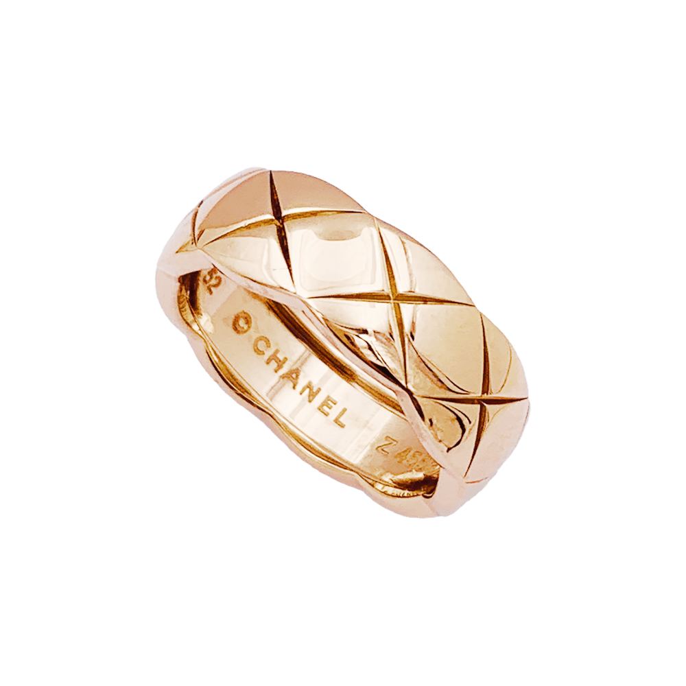 Bague Bandeau CHANEL "Coco Rush" en or rose - Castafiore