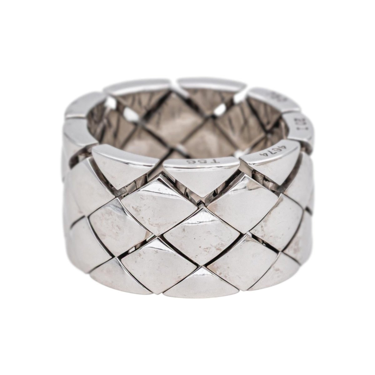 Chanel Ring White gold padded headband 